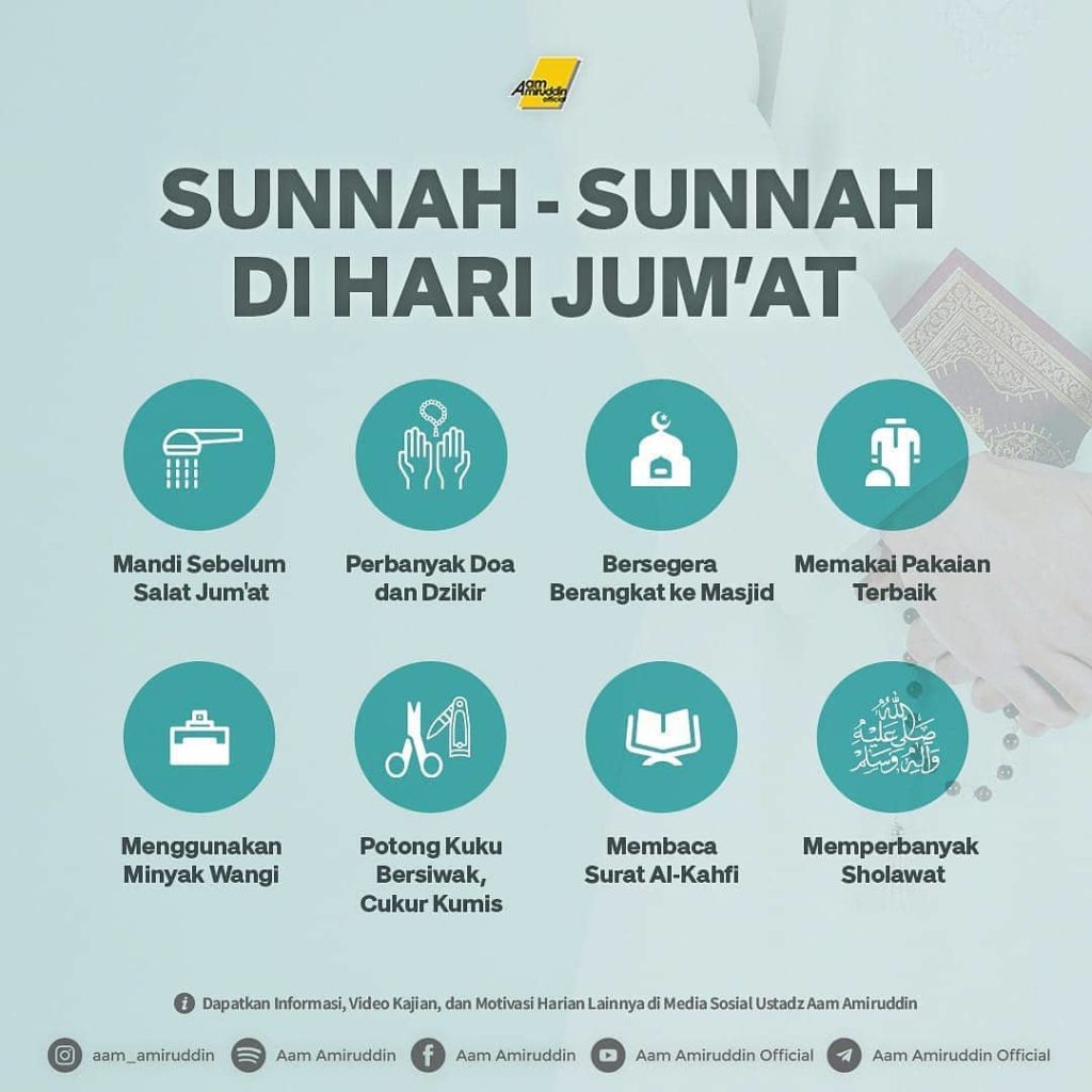 Reposted from @aam_amiruddin Sunnah di hari Jum’at . Semoga bermanfaat, mari kita optimalkan diri di hari Jumat yang berkah ini . #jumatberkah . pendaftaran program Al Hikmah Webinar ” Aku Selalu Bersamamu” . bisa klik.👇 . s.id/daftarakubersamamu . Atau Dengan mengirimkan Format :. . Saya ingin Ikut Al Hikmah aku selalu bersamamu . 📲Kirim Via WhatsApp ke 0812-8181-8177 . #alhikmah #aamamiruddin – #regrann #wp