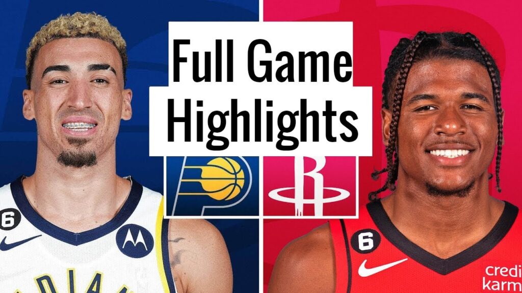 Indiana Pacers vs Houston Rockets Full Game Highlights | NBA Season 2022-23 Preseason Week 3