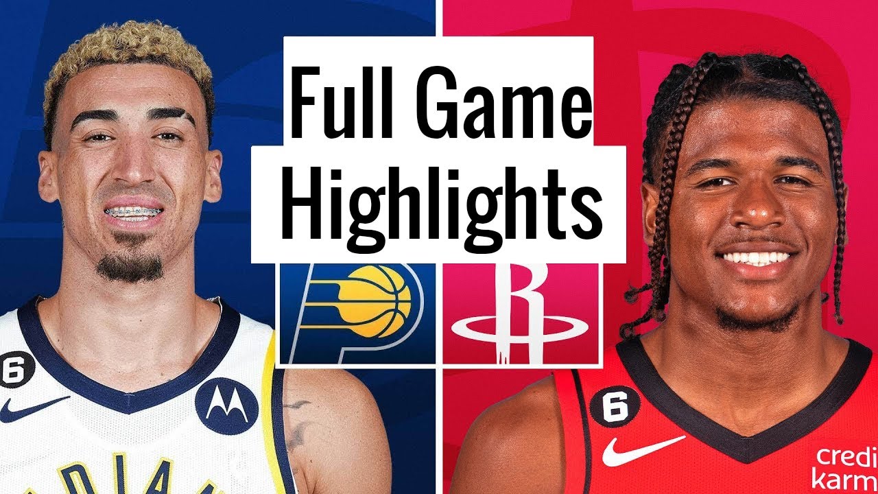 Indiana Pacers vs Houston Rockets Full Game Highlights | NBA Season 2022-23 Preseason Week 3