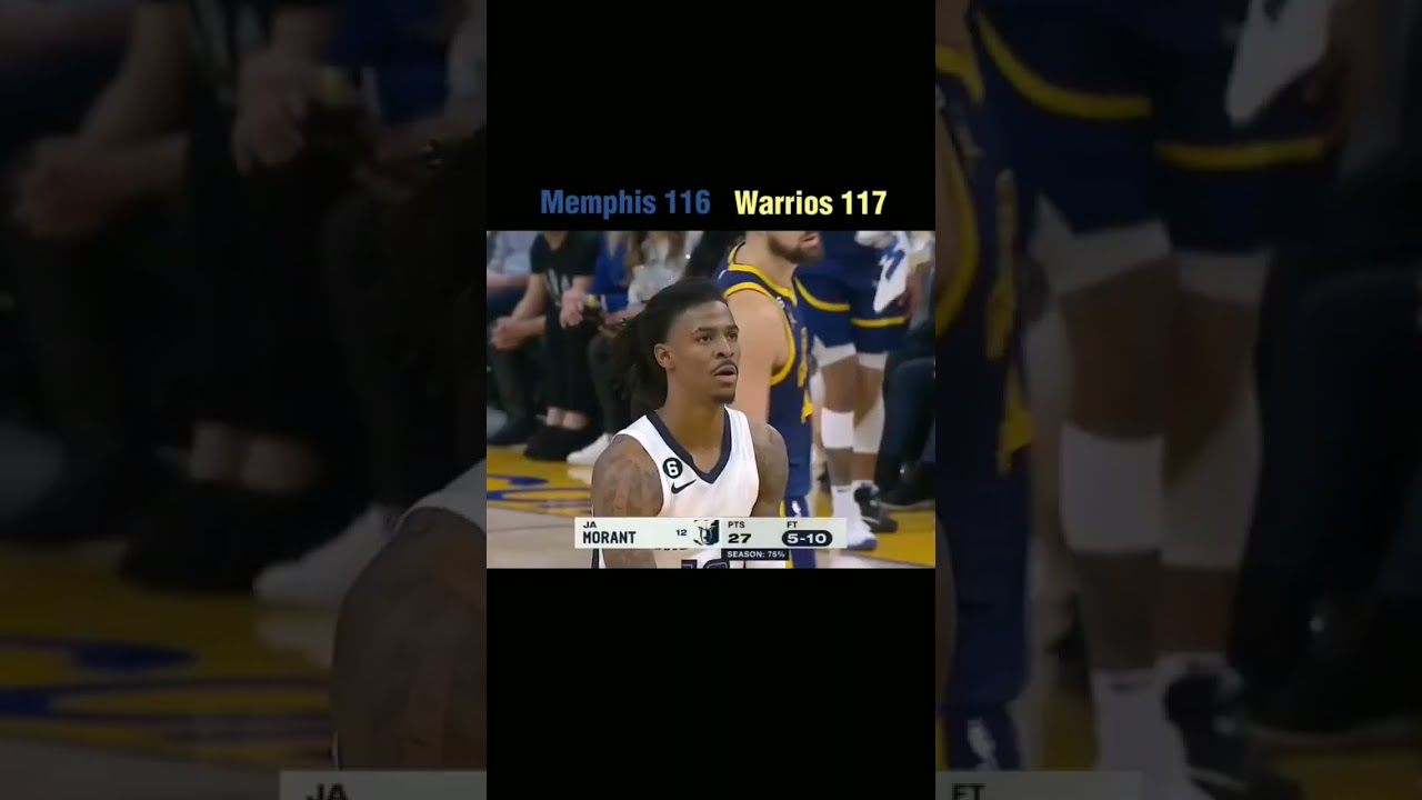 Rematch Warriors vs Memphis Wild Ending🔥🔥 #nbahighlights #nba #trendingshorts #nbaaction #wildending