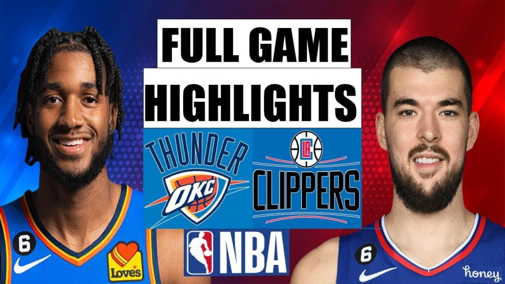 Los Angeles Clippers vs Oklahoma City Thunder FULL GAME Highlights | Mar 21, 2023 | NBA 2023