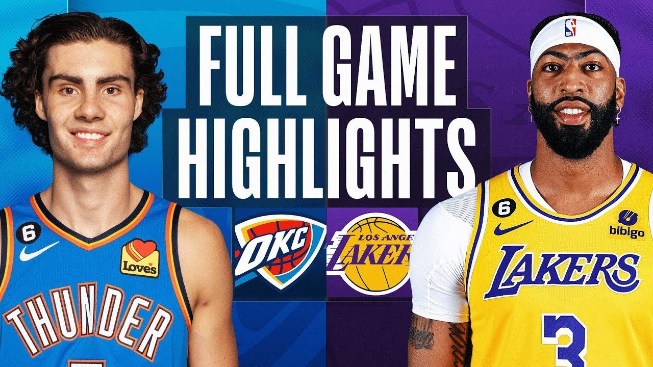 Los Angeles Lakers vs OKC Thunder Full Game Highlights |Mar 24| NBA Regular Season 2023