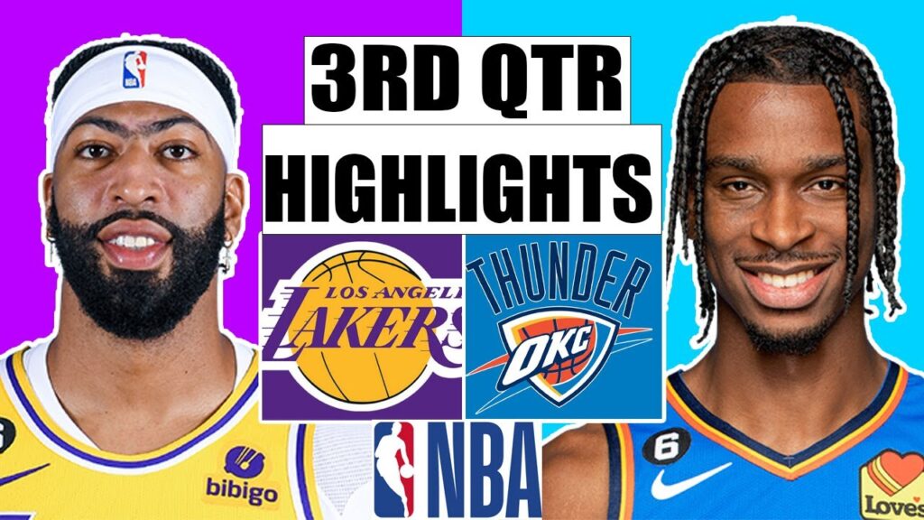 Los Angeles Lakers vs Oklahoma City Thunder FULL GAME 3RD QTR  Highlights | Mar 24, 2023 | NBA 2023
