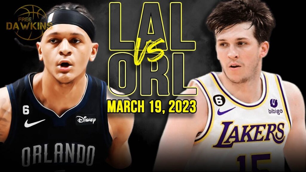 Los Angeles Lakers vs Orlando Magic Full Game Highlights | March 19, 2023 | FreeDawkins