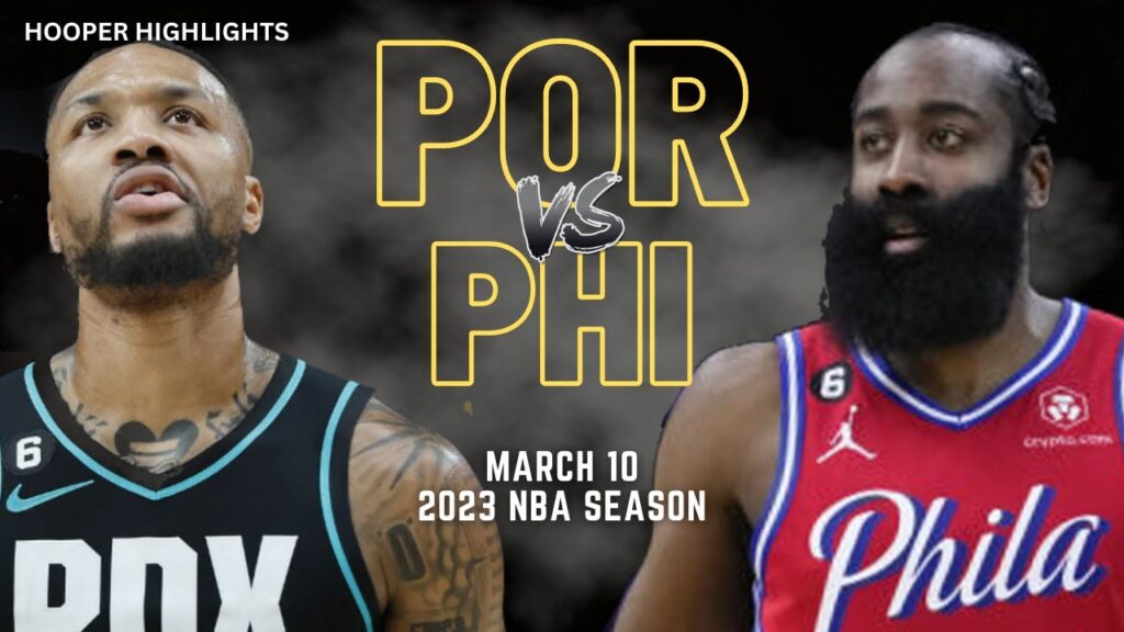 Philadelphia 76ers vs Portland Trail Blazers Full Game Highlights | Mar 10 | 2023 NBA Season