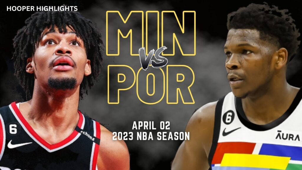 Minnesota Timberwolves vs Portland Trail Blazers Full Game Highlights | Apr 2 | 2023 NBA Season