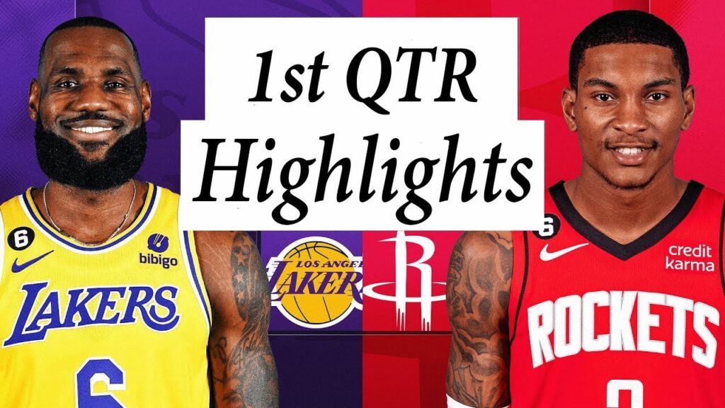 Los Angeles Lakers vs. Houston Rockets Full Highlights 1st QTR | Apr 2 | 2022-2023 NBA Season