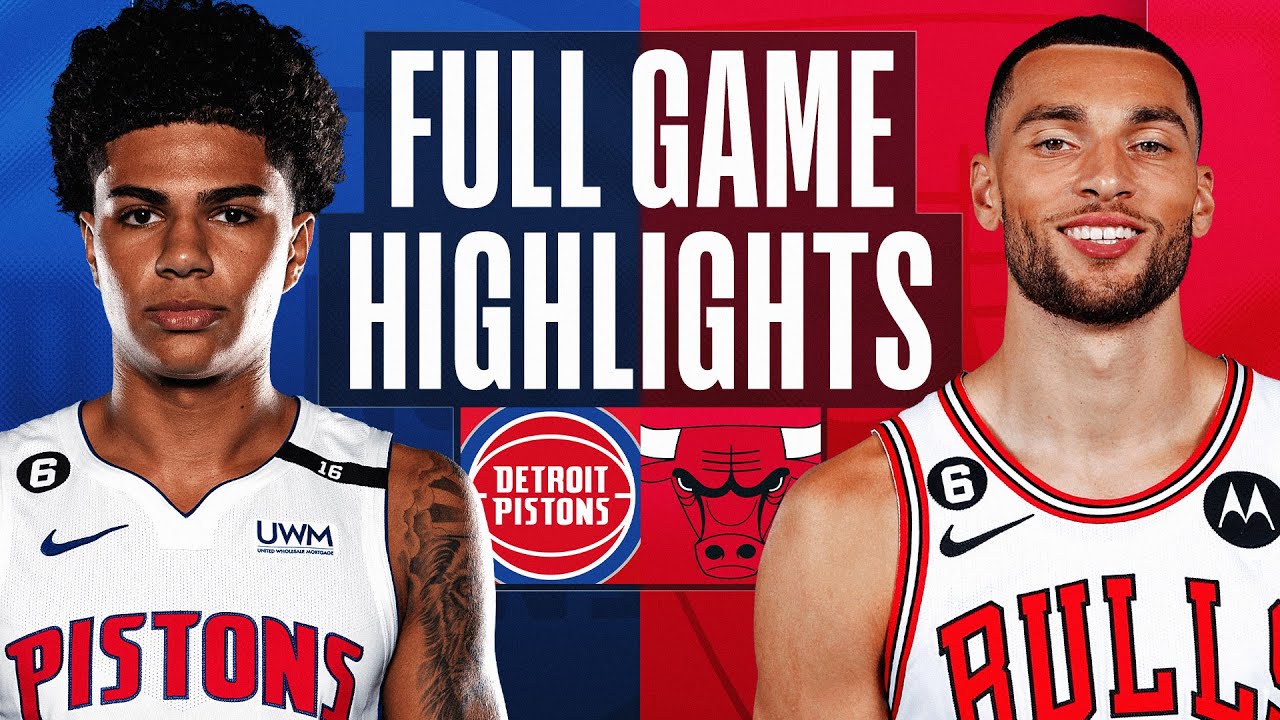 PISTONS at BULLS | FULL GAME HIGHLIGHTS | April 9, 2023