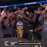 The Spurs Receive The Oscar Robertson Trophy As The 2025-26 NBA Western Conference Champions!
