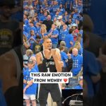 It means everything to Wemby 💪