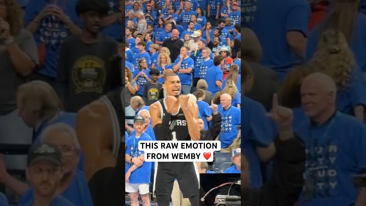 It means everything to Wemby 💪
