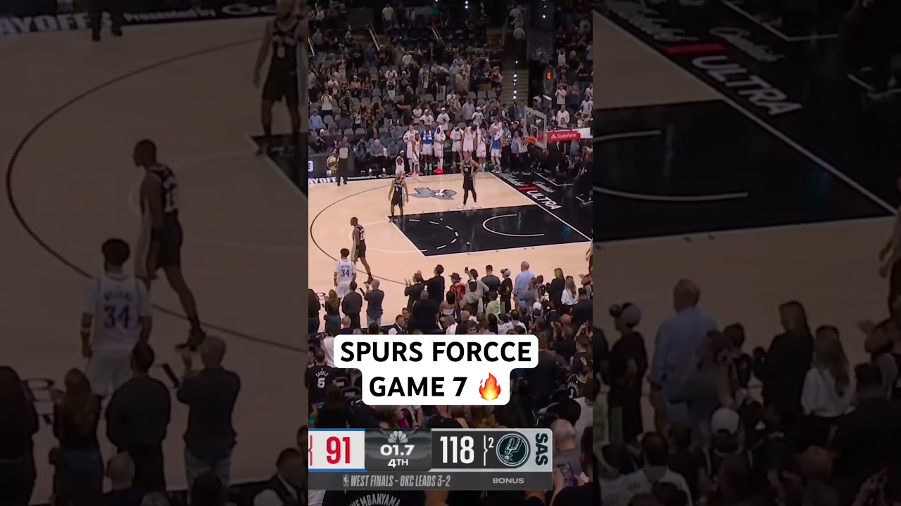 We get a Game 7 in the Western Conference Finals 🔥