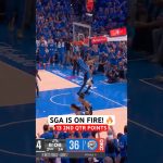 SGA making his mark on Game 7!