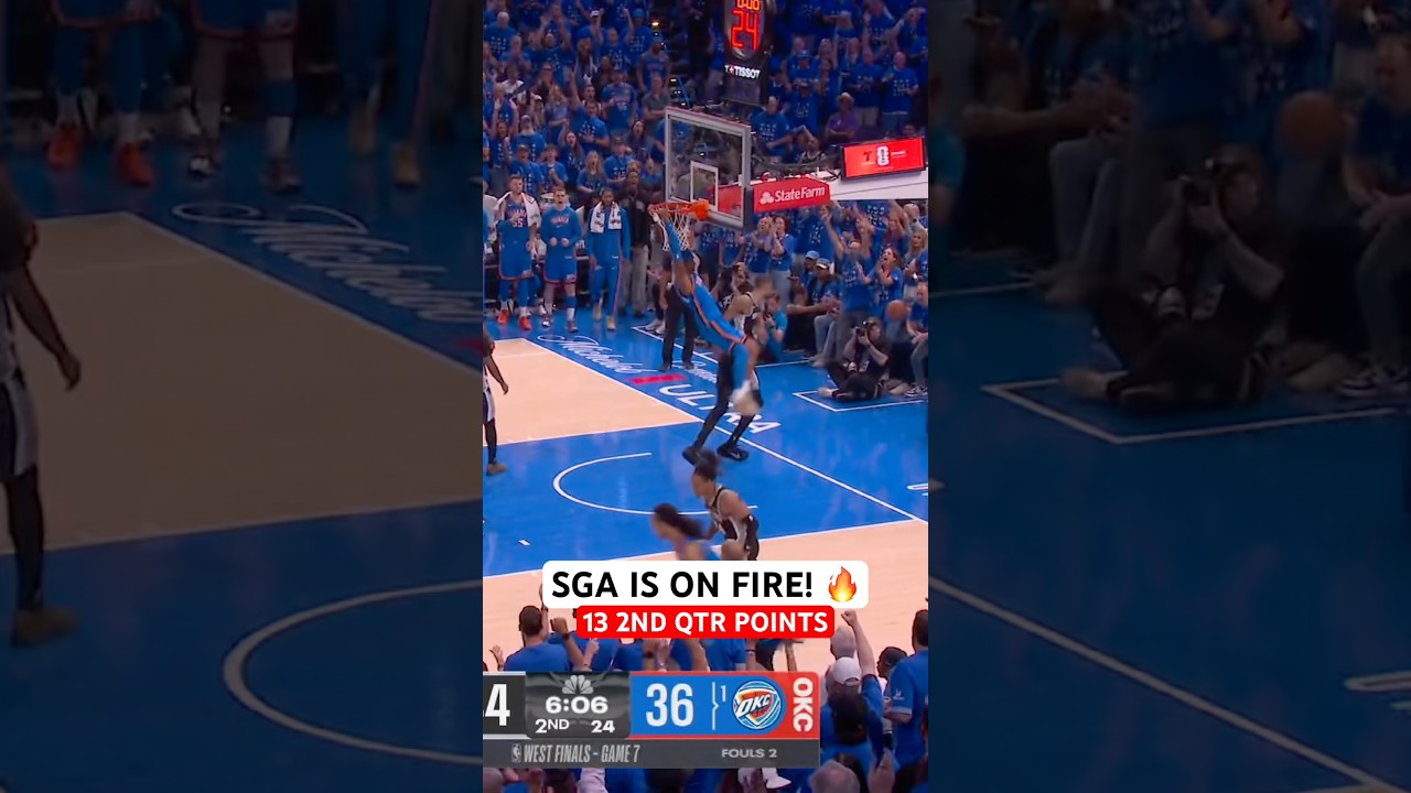 SGA making his mark on Game 7!