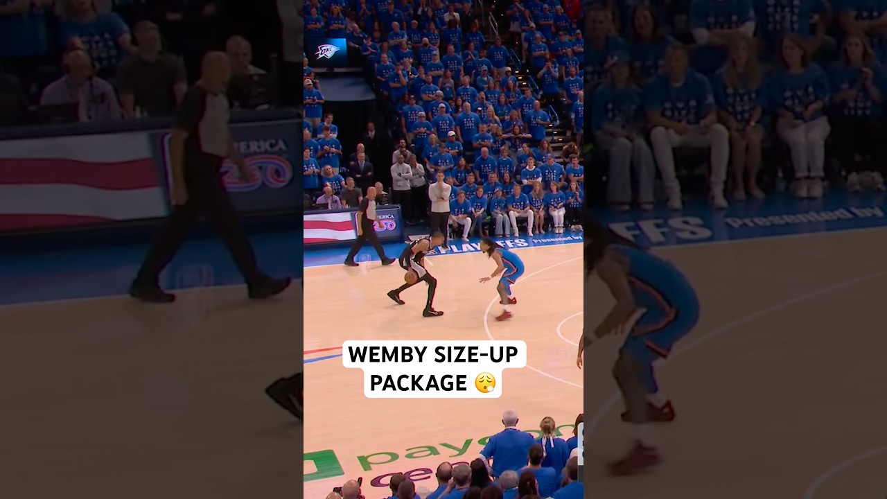 Wemby showing off the dribble moves into the pull up three 😮‍💨