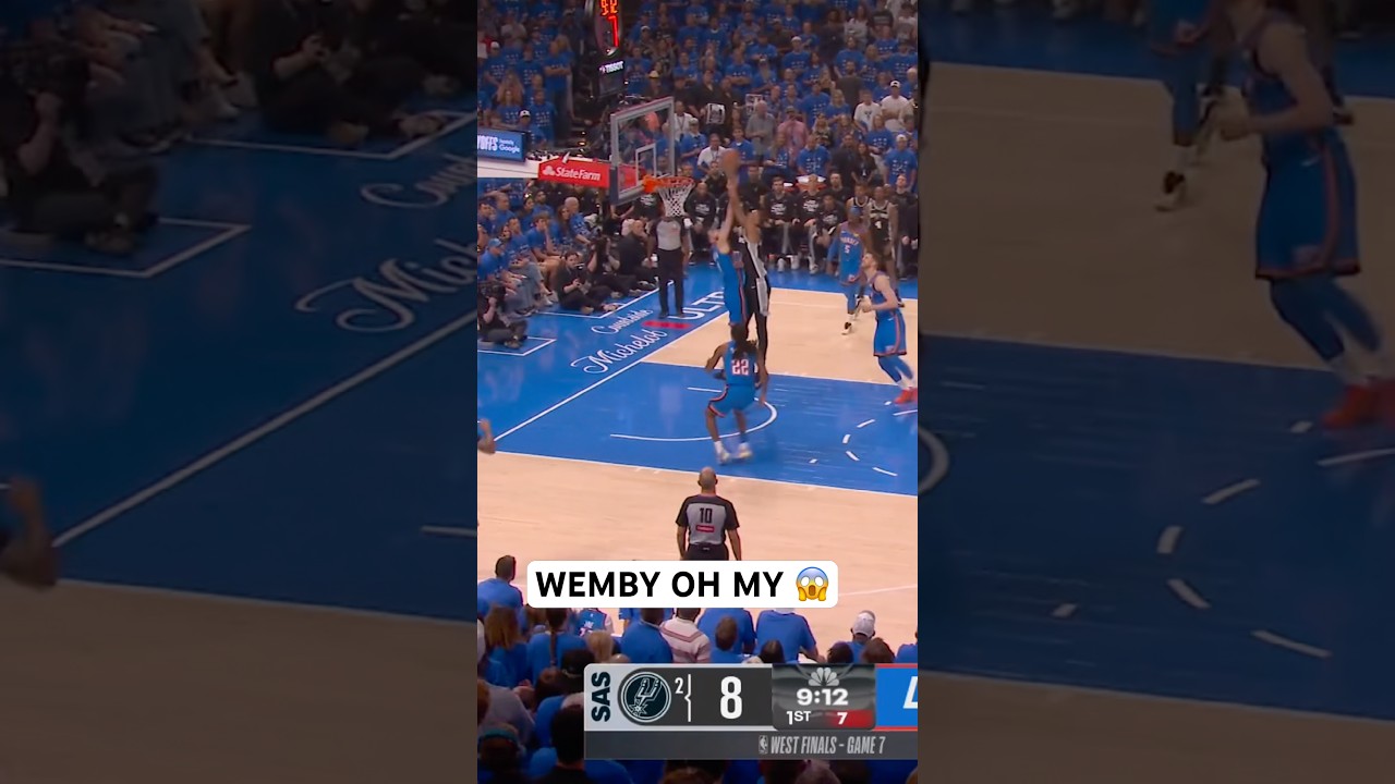 Wemby Game 7 poster! 😱