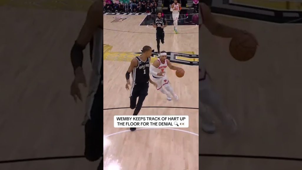 Watch how Wemby tracks the ball and finishes the play with a denial 🏆