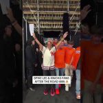 Spike and the Knicks road warriors are excited 🏆