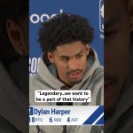 Dylan Harper talks what it means to be in a Game 7 with a chance to go to the NBA Finals