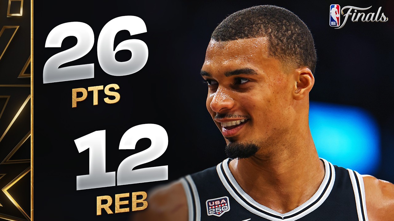 Wemby Drops 26 PTS & 12 REB in NBA Finals Debut | June 3, 2026