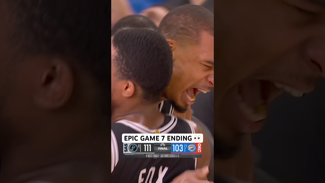 This Game 7 ending was cinema 🍿