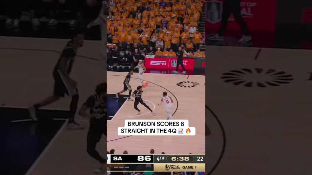 Brunson catches fire in the 4Q 🏆