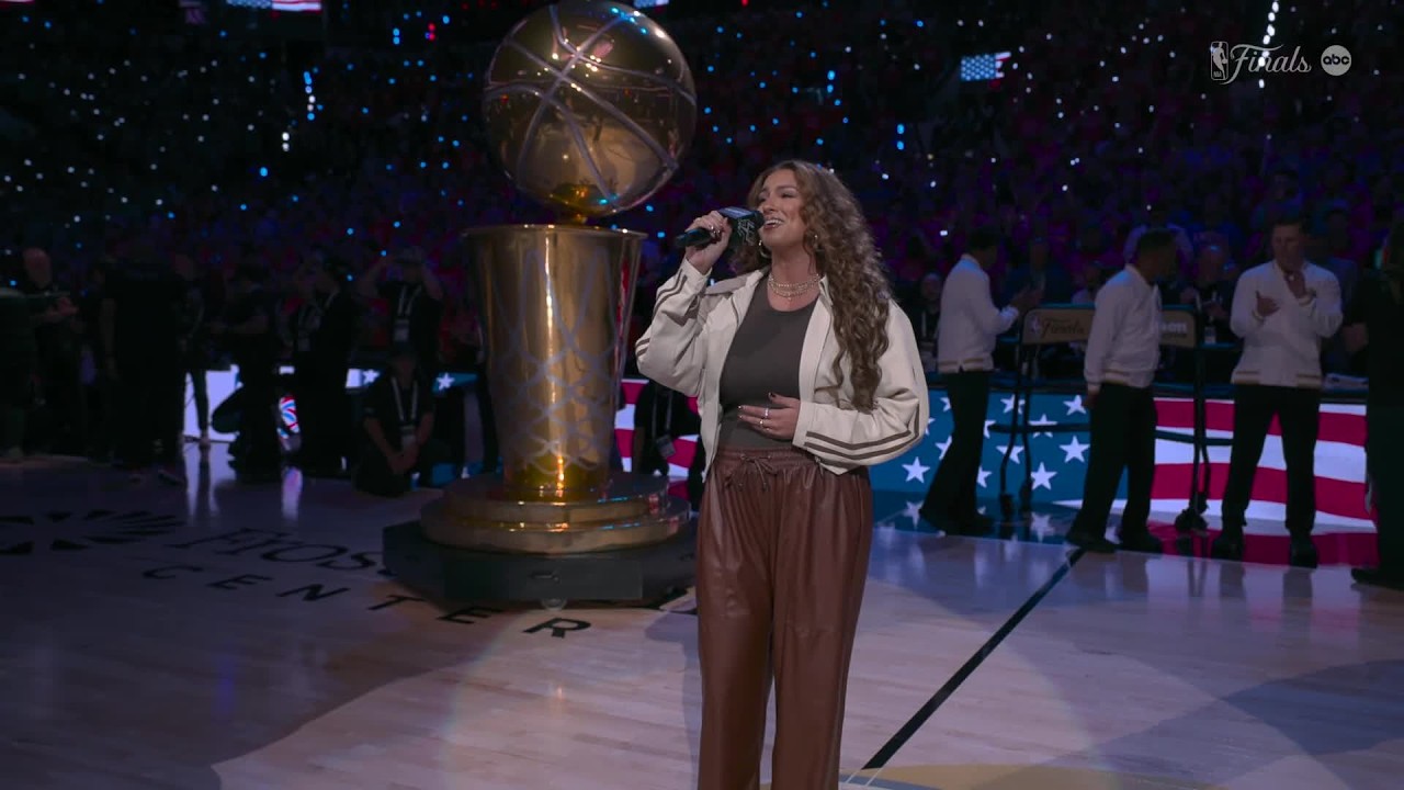 Tori Kelly Performs The National Anthem Ahead Game 1 of the 2026 NBA Finals!