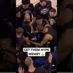 Wemby making sure the Spurs are locked in