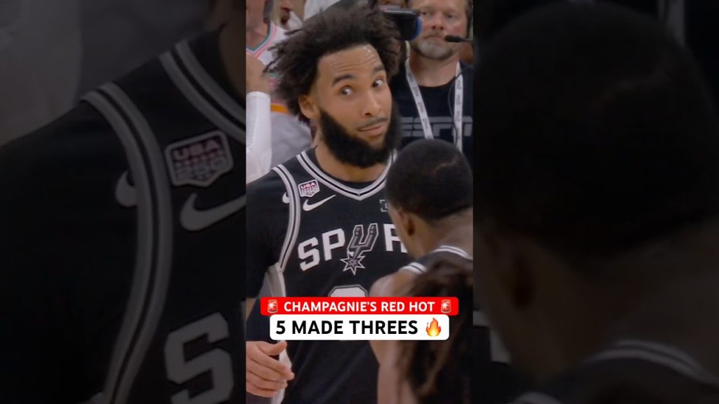 Champagnie drills his 5th 1H three from the corner 🏆