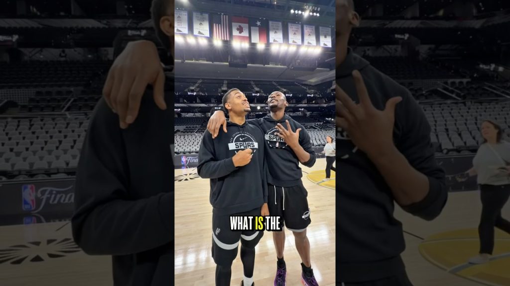 Keldon Johnson wouldn’t let Bismack Biyombo be great 😂