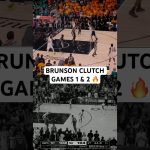 Both clutch buckets from Jalen Brunson in Games 1 & 2