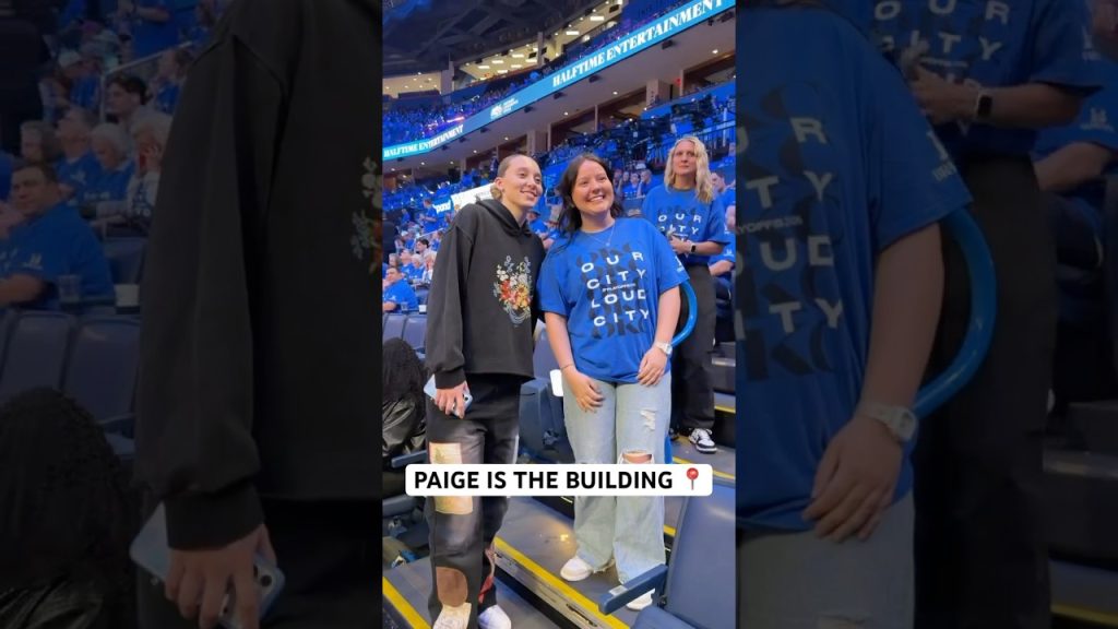 Paige Bueckers is here for Game 7 👀