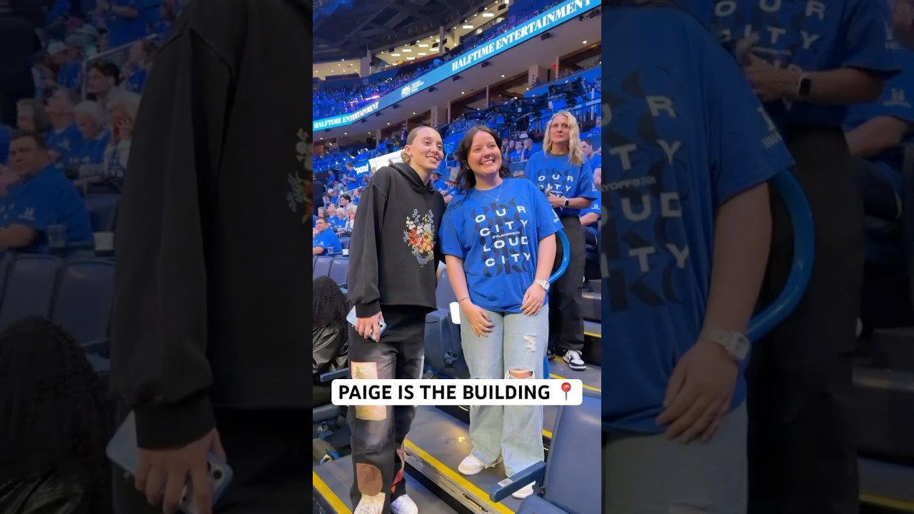 Paige Bueckers is here for Game 7 👀