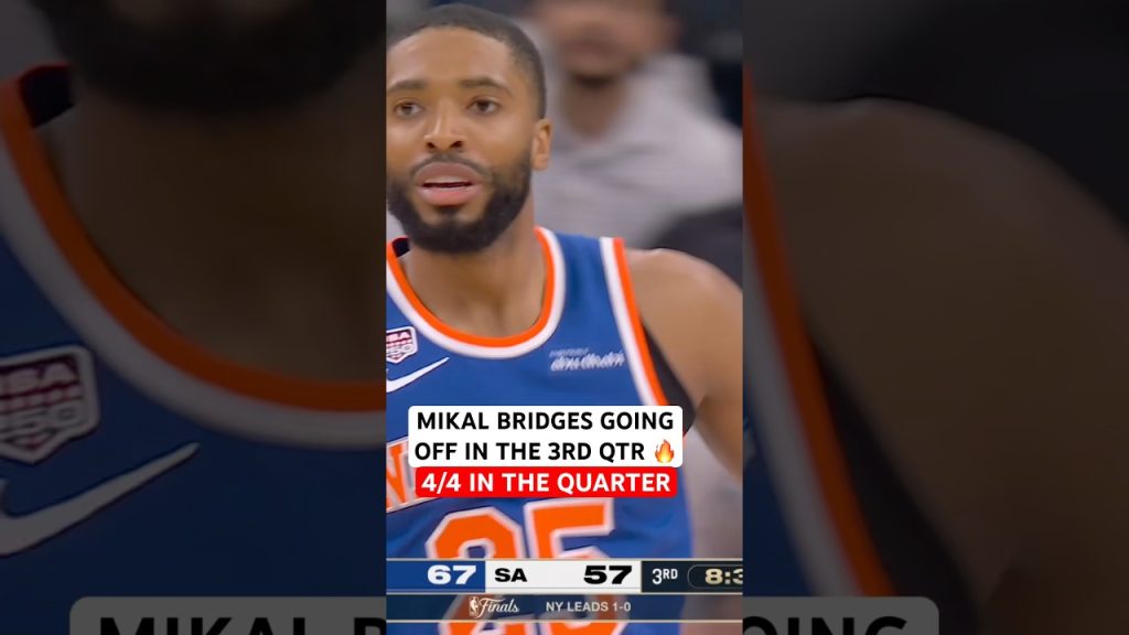 Mikal Bridges taking over in the 3rd!