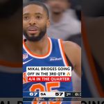 Mikal Bridges taking over in the 3rd!