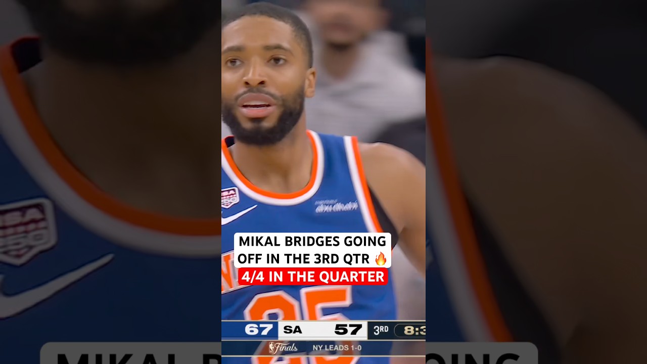 Mikal Bridges taking over in the 3rd!