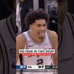 Dylan Harper showing that he isn’t afraid of the moment