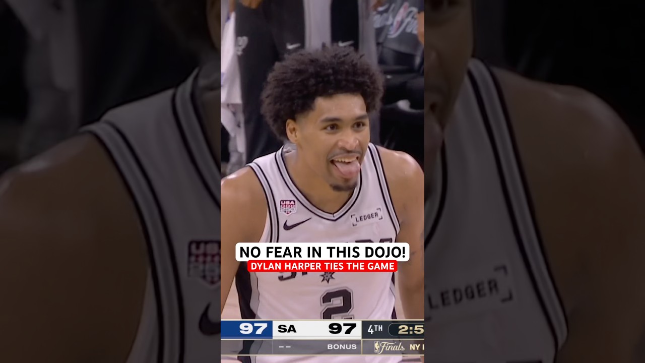 Dylan Harper showing that he isn’t afraid of the moment