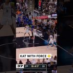 KAT skips baseline for the ferocious dunk!