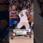 Stephon Castle gets shifty for the layup