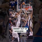 Wemby stretching for the block out of nowhere ❌