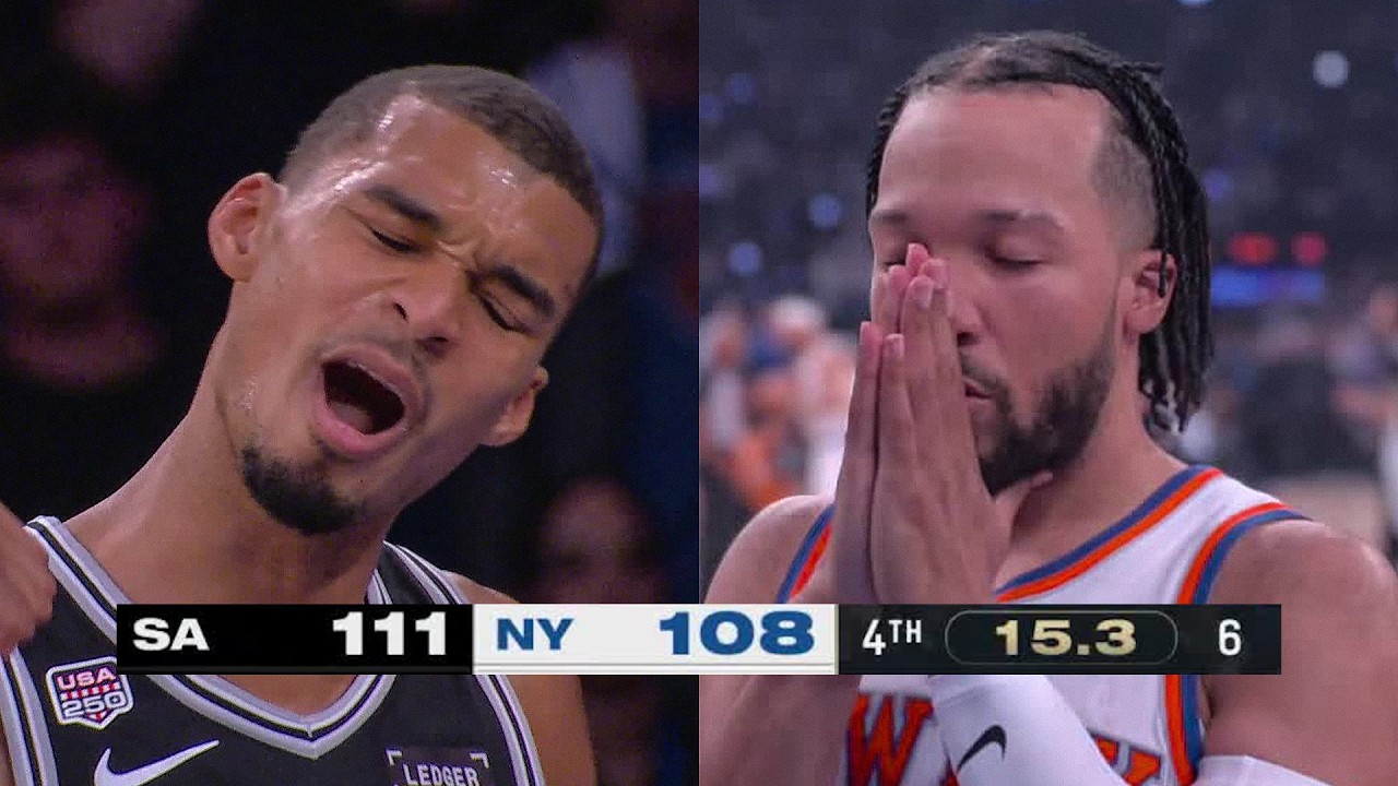 Final 4:50 WILD ENDING #2 Spurs at #3 Knicks Game 3 of the NBA Finals | June 8, 2026