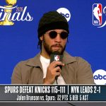San Antonio Spurs vs New York Knicks | NBA Finals Game 3 Postgame Media Availability
