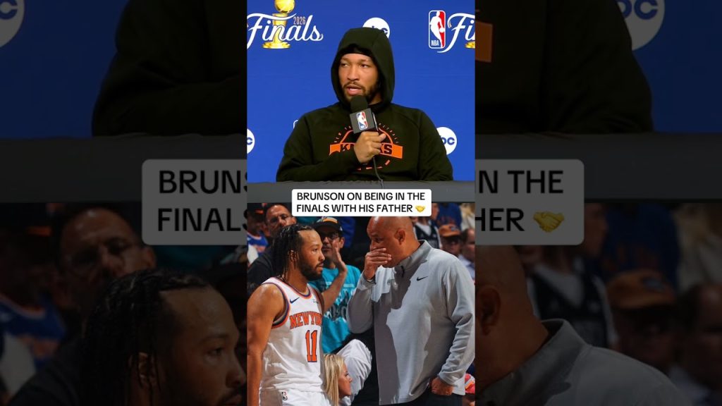 The Brunson family in the Finals 🤝