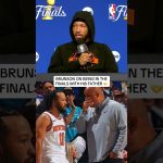 The Brunson family in the Finals 🤝