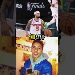 Jose Alvarado says he still has this Knicks jacket somewhere 😅