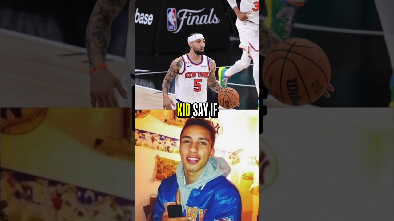 Jose Alvarado says he still has this Knicks jacket somewhere 😅