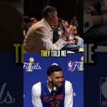 Jeremiah Fears asks KAT about being one of the best 3PT shooting bigs in the NBA