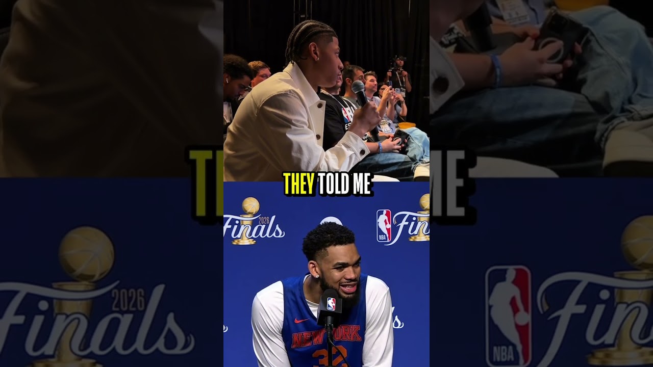 Jeremiah Fears asks KAT about being one of the best 3PT shooting bigs in the NBA