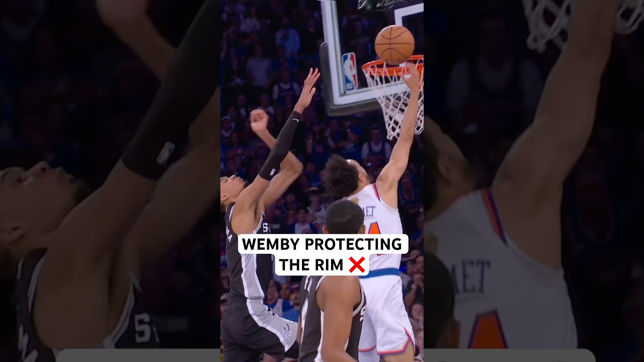 Wemby giving up no easy buckets ❌